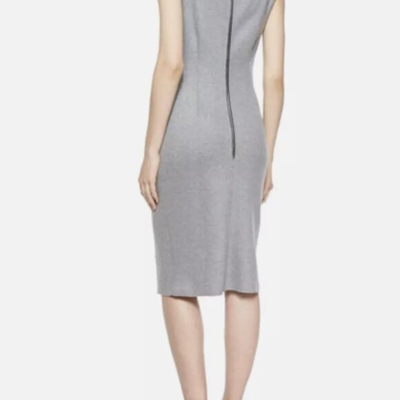 Lela Rose Cashmere 100% BOATNECK DRESS Size 6 Retail$1550 NEW - Picture 5 of 6